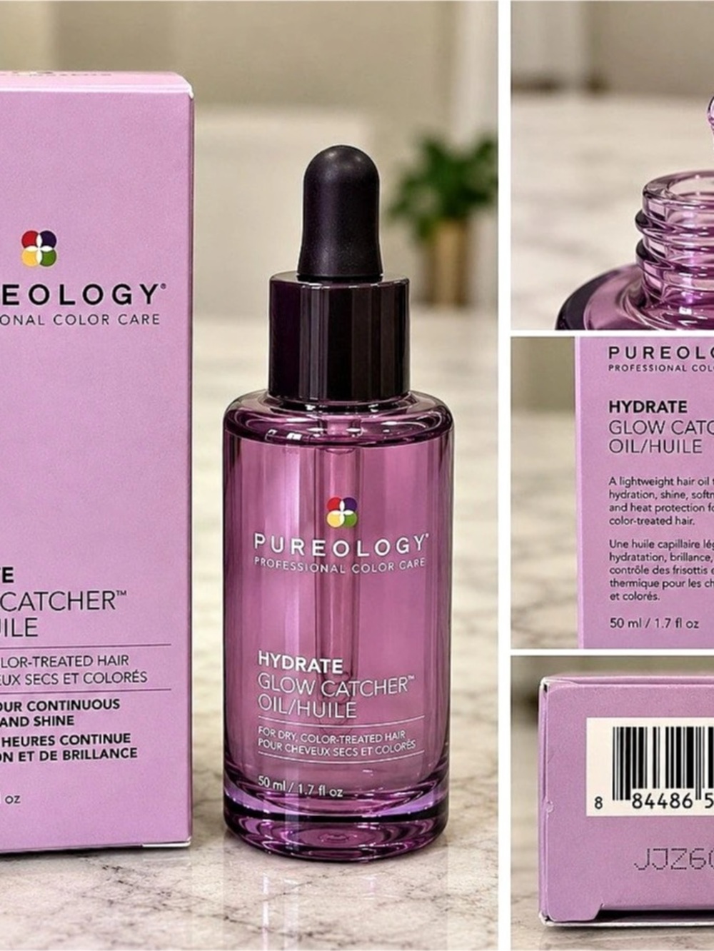 Pureology Hydrate Glow Getter Oil-Huile Hair Oil NWT